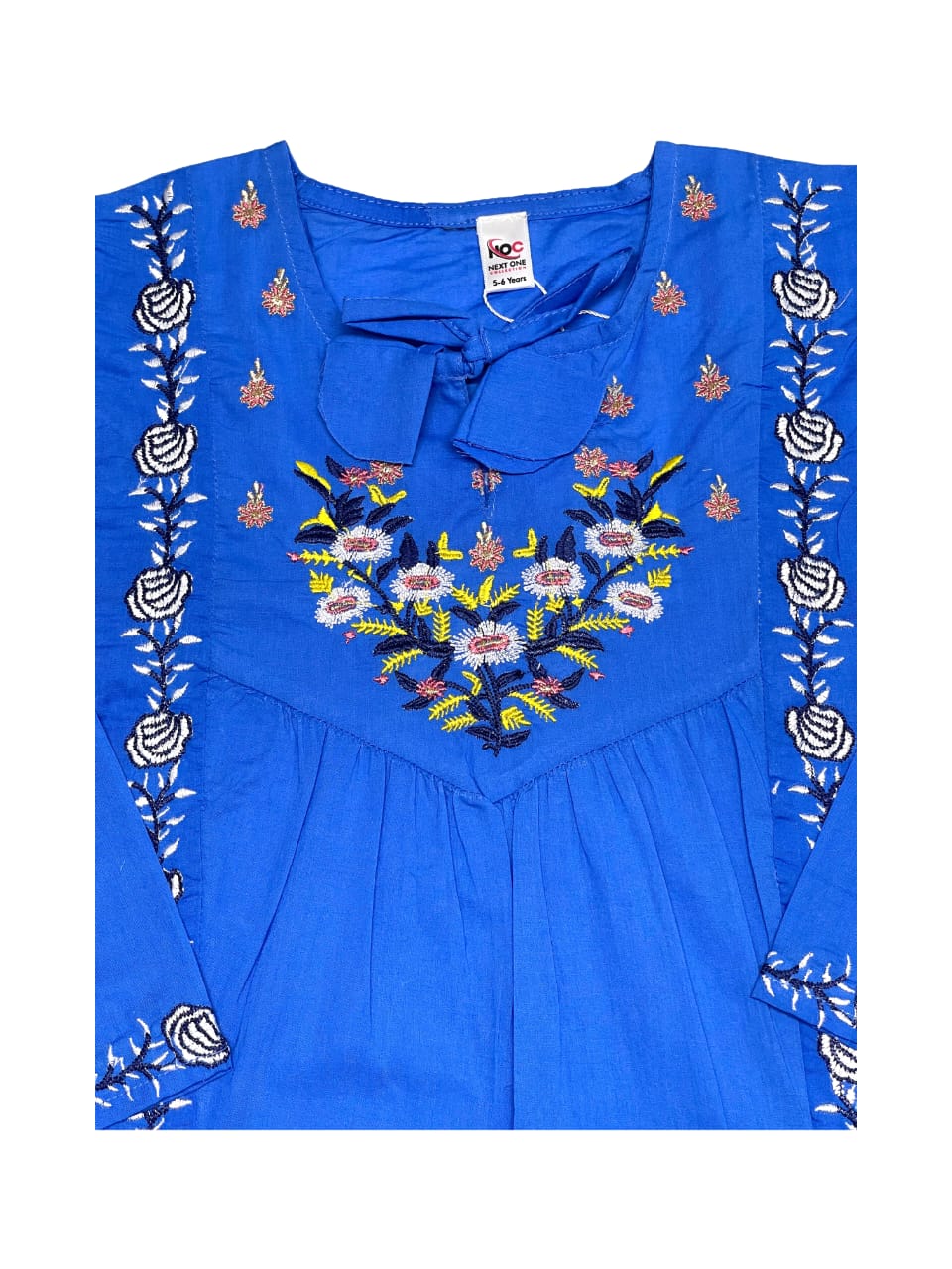 Royal Blue Embroidered 2pc Suit