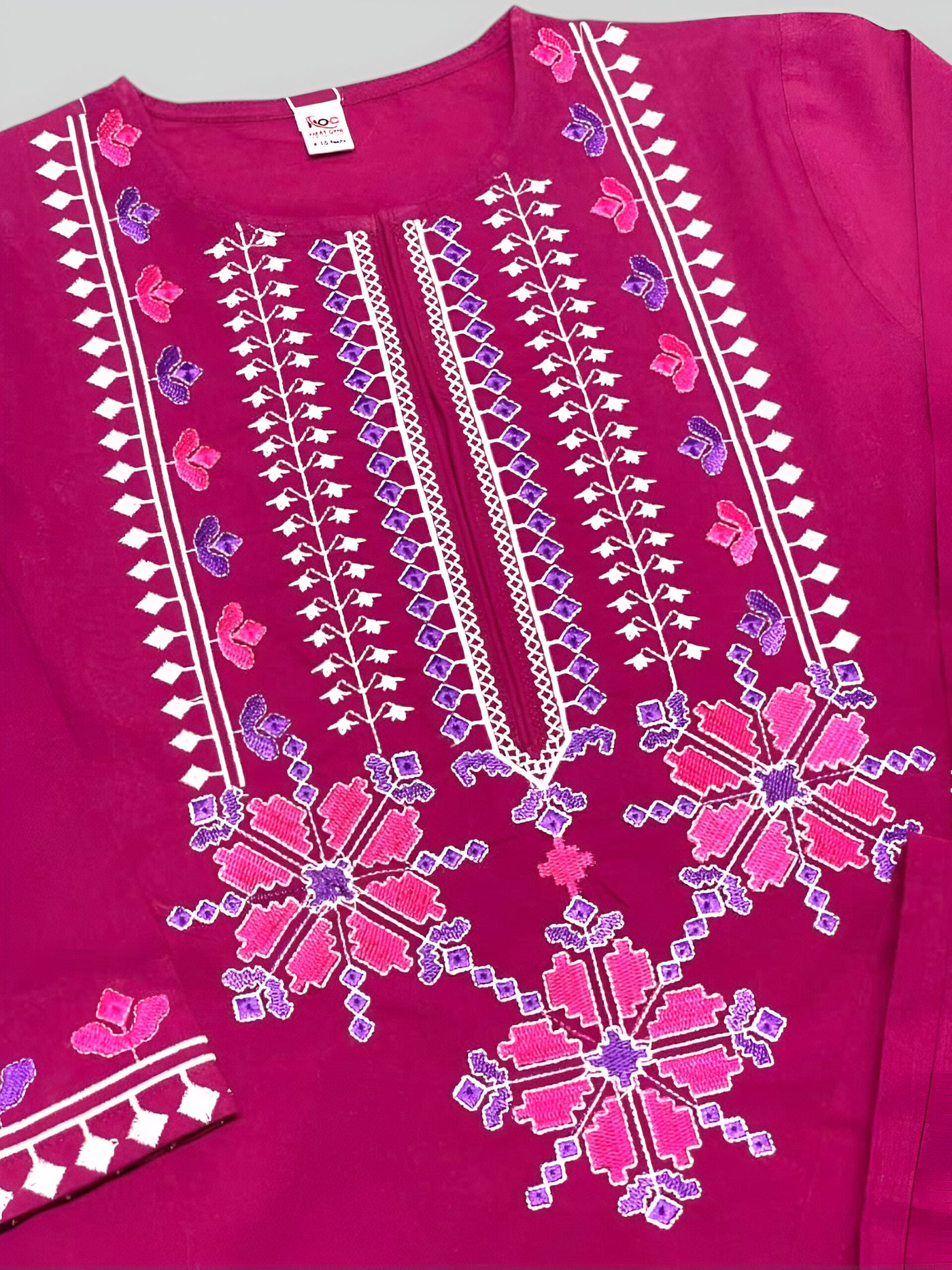 Magenta Charm 2-Piece Kurti Set