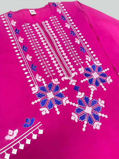 Embroidered Blossom Kurta Set