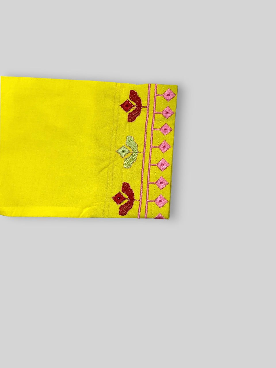Yellow Classic Embroidered 2pc Set