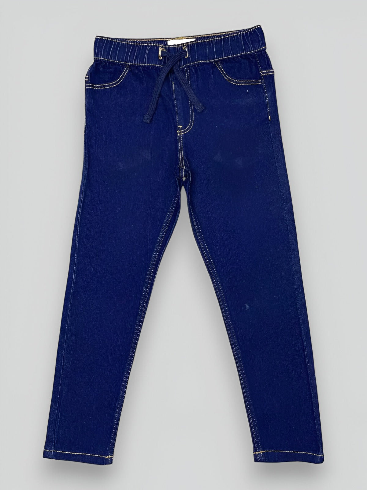 Navy Blue Stretch Denim Jogger Jeans Pant
