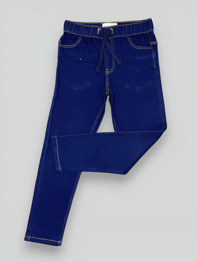 Navy Blue Stretch Denim Jogger Jeans Pant