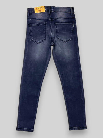 Dark Indigo Faded Slim Fit Jeans