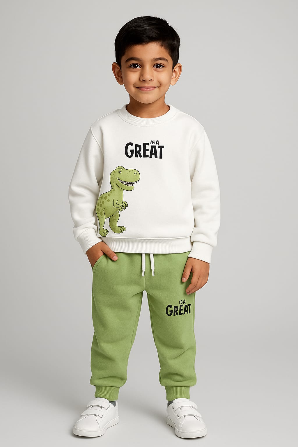 Great Dinosaur Fleece Tracksuit
