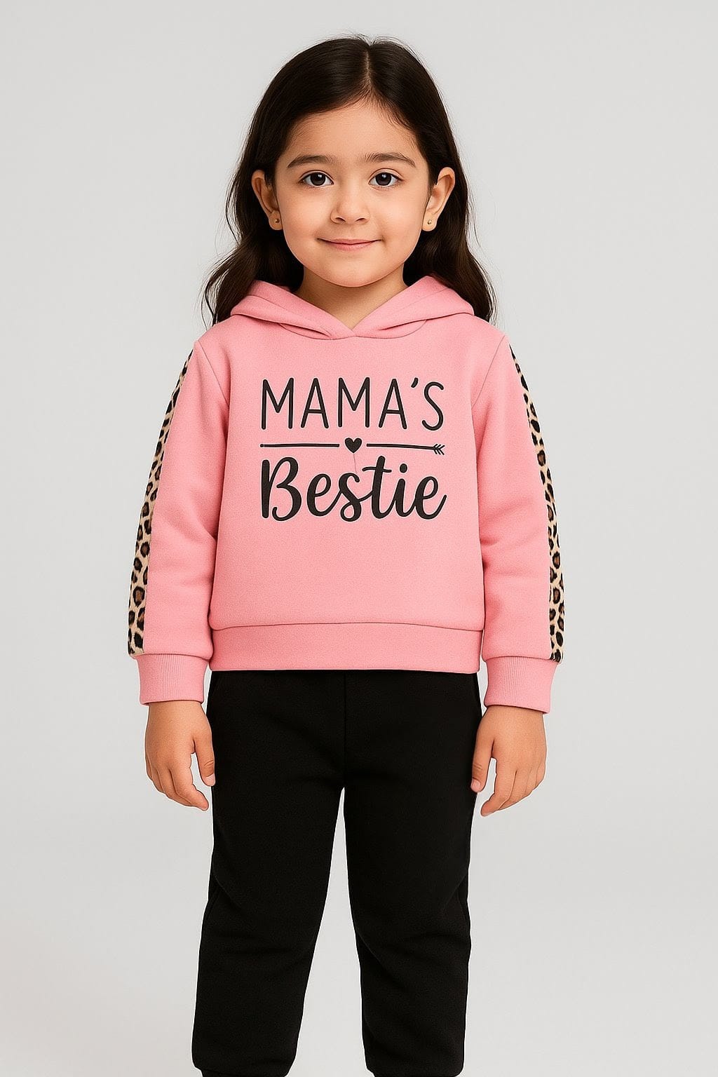 Mama Bestie Fleece Hoodie Tracksuit
