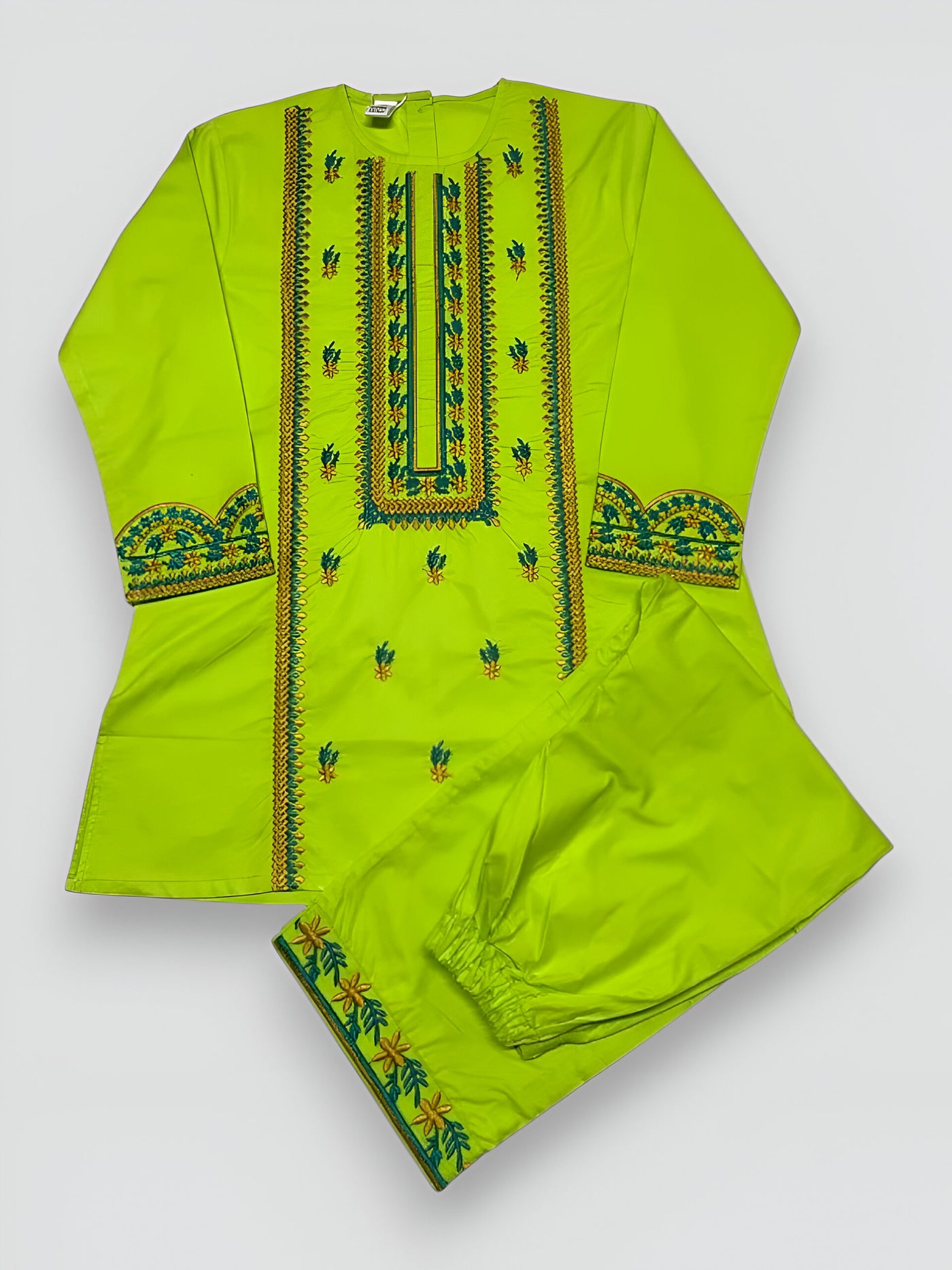 Parrot Green 2 pc Suit