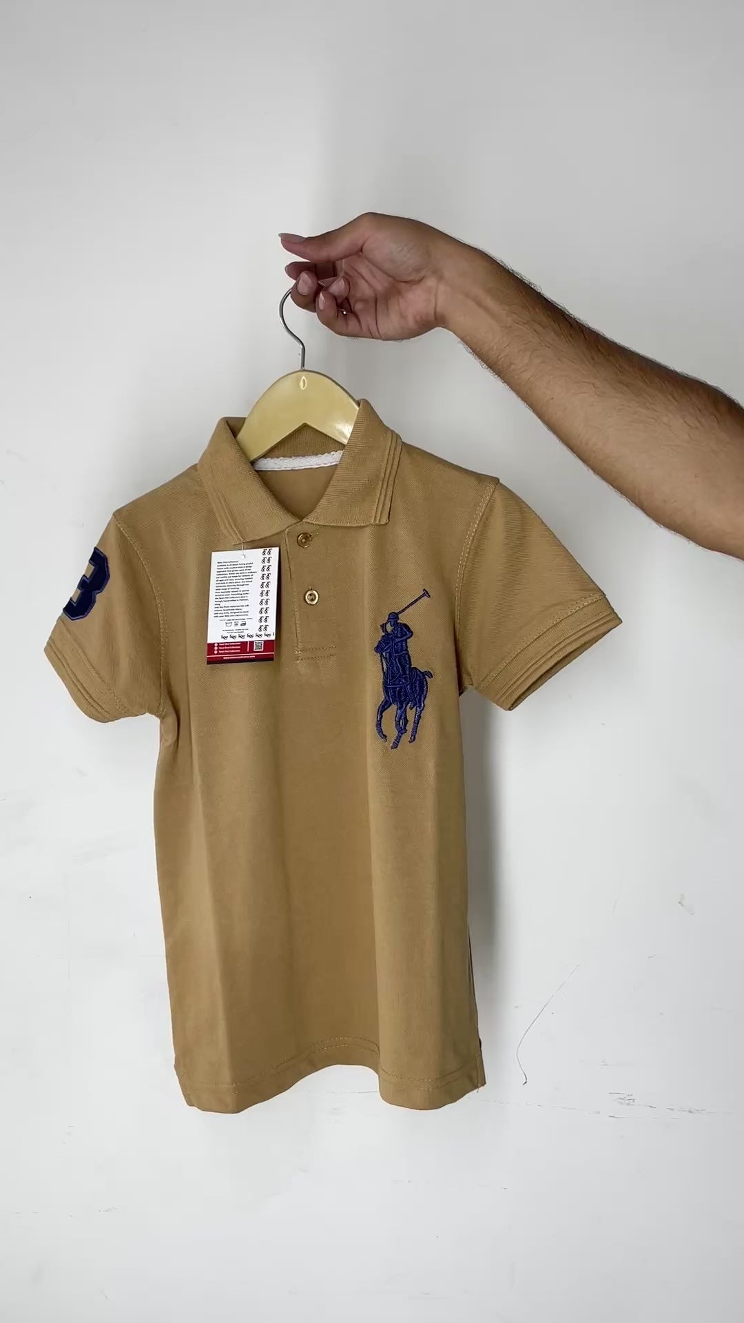 Kids Mustard Yellow Polo Shirt