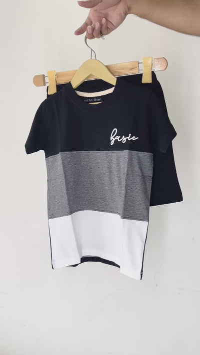 Black Penal Short Set